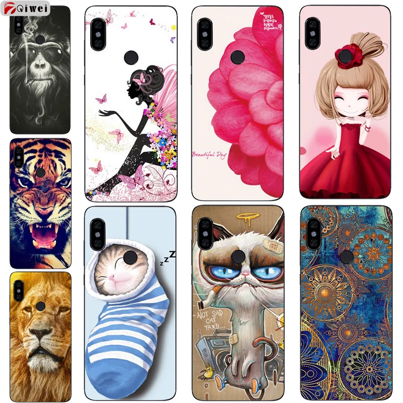 

Silicone Case For Xiaomi Redmi Note 5 Pro Cover Cute Print Soft TPU Back For Xiaomi Redmi Note 5 Case Coque Redmi Note 5 64GB