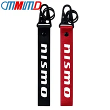 Автомобильный модный металлический брелок с лентой для Nissan Nismo Tiida Teana Skyline Juke X-trail Almera GTR брелок аксессуары автомобильный Стайлинг