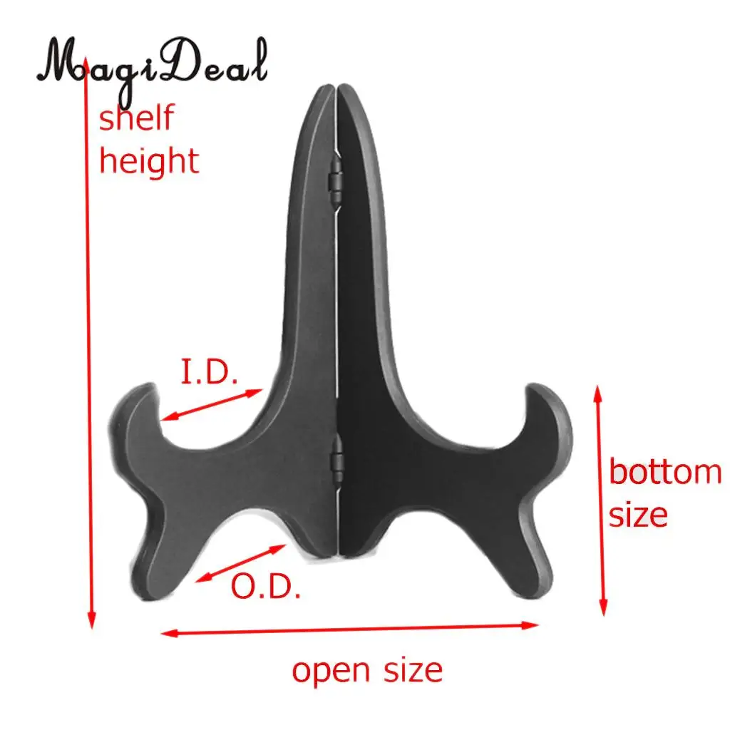 4'' 6'' 7'' 8'' 9'' 10'' 11'' Foldable Easel Stand Dish Plate Plate Photo Picture Book Display Rack Holder