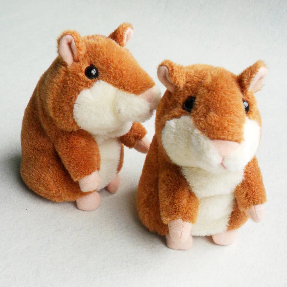 Recording Talking Hamster Toy Plush Speaking Repeat Kids Giftsin