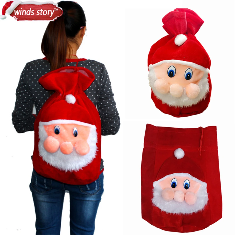 Large Embroidered Personalised Christmas Santa Sack Bag Gift Xmas