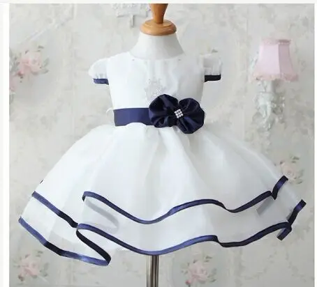 

Girl Dress Summer Tutu Wedding Birthday Party Wear Kids Dresses Children Costume Princess Bow Infant Casual Dress 0-5Y
