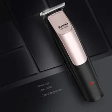 Kemei вращающееся лезвие триммер для волос регулируемая машинка для стрижки волос перезаряжаемая моделирование электрическая машинка для стрижки волос Бритва KM-3202 S50