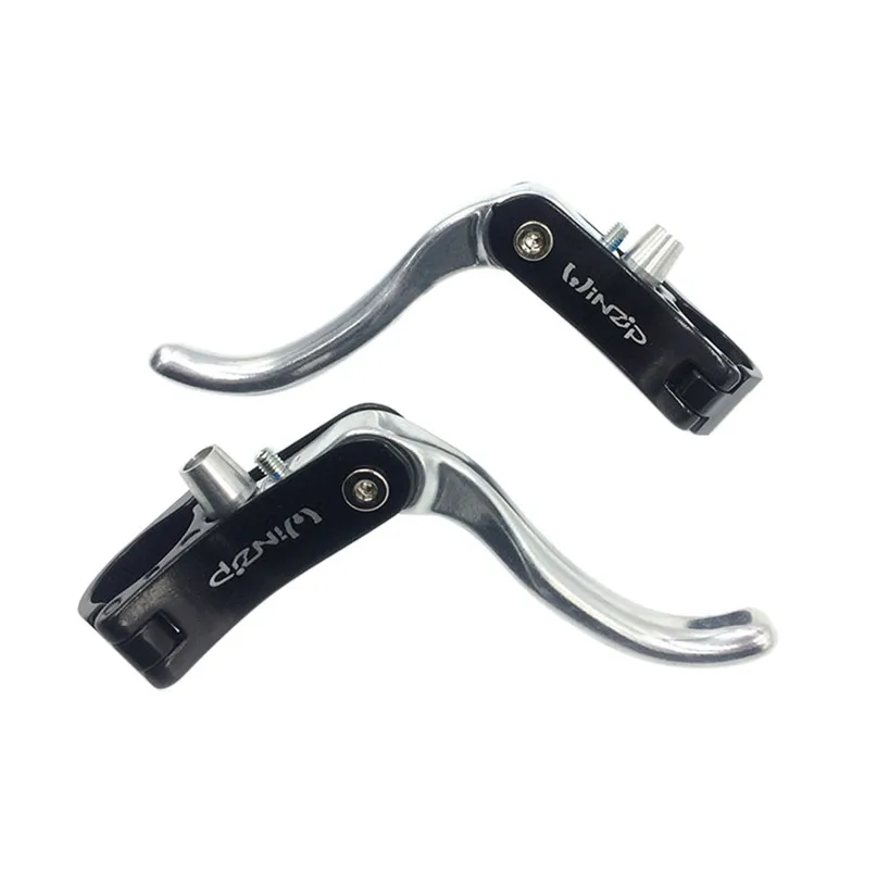 Bicycle Brake Levers Lightweight Alloy Brake Levers 2 Finger Mountain Bike Bicycle BMX MTB V Brake 14.5x9cm #2d04 (5)