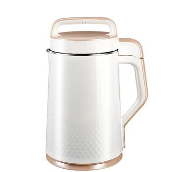 

White Filter-free Soymilk maker multi-function reservation could make milk tea LED display soymilk machine 1.3L