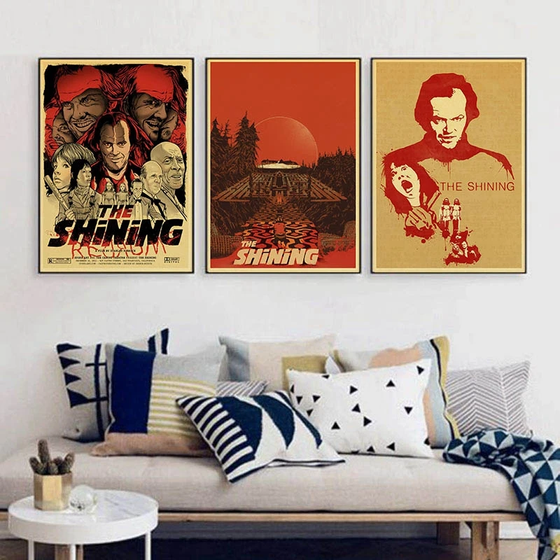 

Horror MovieThe Shining Vintage Paper Poster Wall Painting Home Decoration 42X30 CM 30X21 CM
