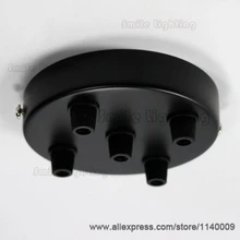 Металлический потолок Роза винтажный потолочный навес для 3 ламп 4 лампы 5 ламп подвесной светильник