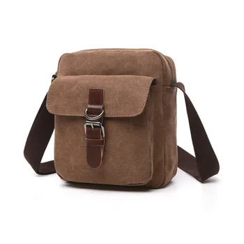 

032318 new hot man small canvas shoulder bag