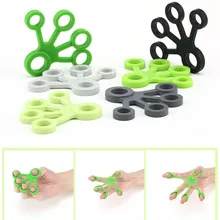 6 Colors Fingers Training Rubber Elastic Bands font b Fitness b font Equipment Food Silicone Resistance