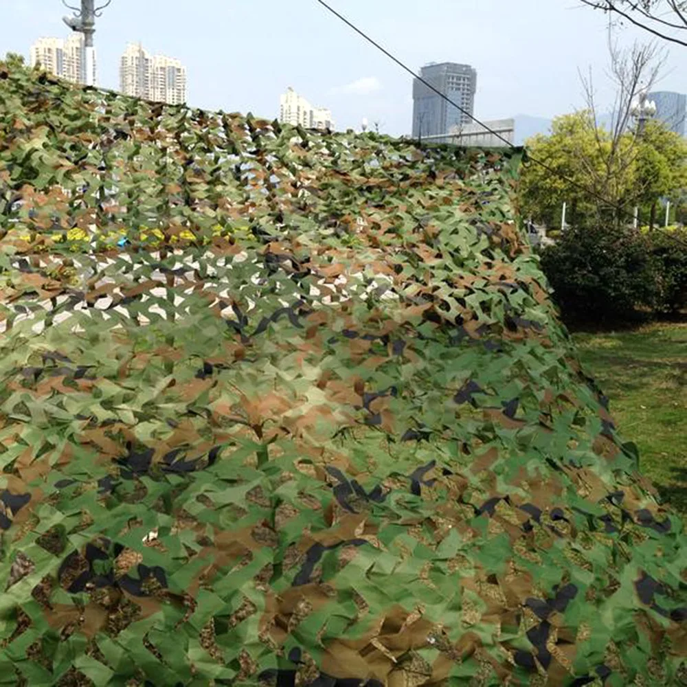 3x2m 4x3m 5x4m Camo Net Army Woodland Jungle Camouflage Nets охотничья съемка Скрытая сетка Солнцезащитная
