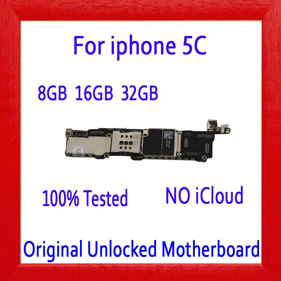 100% тест хорошо для iphone 5C материнская плата с полным чипом 8g 16g 32g Оригинальная