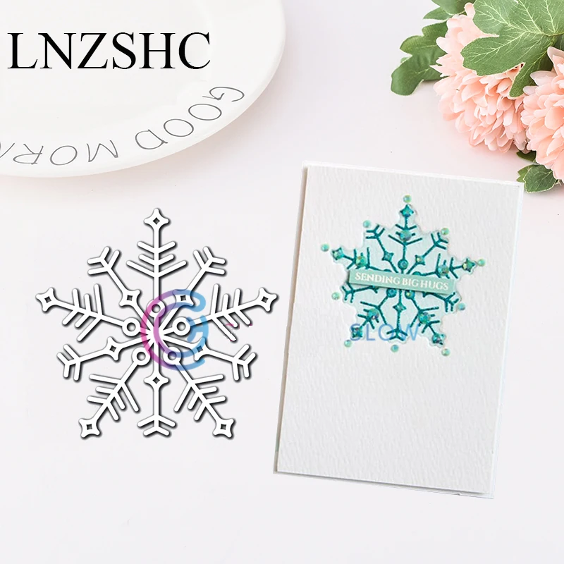 

Christmas Snowflake Design Metal Cutting Dies For DIY Scrapbooking Photo Album Decorative Paper Card Craft Embossing Stencils
