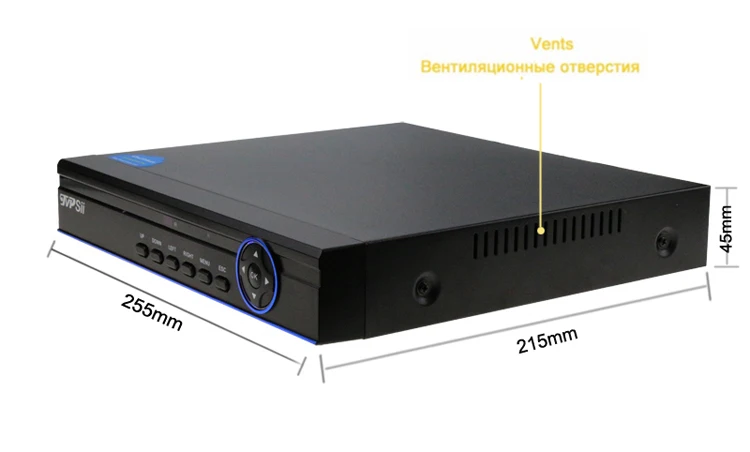 Синяя панель Hi3521A 16 каналов 1080N H.265+ 16CH/8CH 6 в 1 Wifi Гибридный коаксиальный XVI NVR CVI TVi AHD CCTV DVR