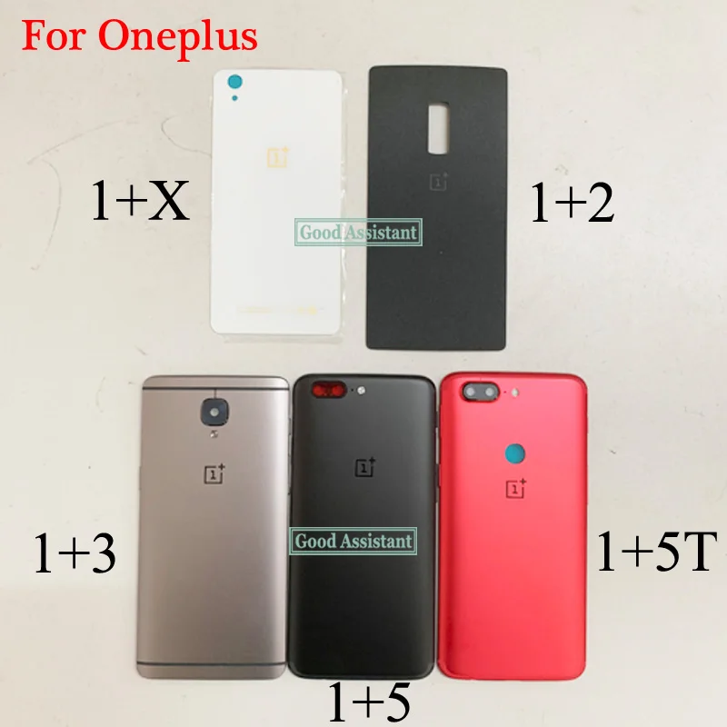 

For Oneplus One plus 1+ X 2 3 3T 5 5T 6 6T 7 7 PRO Global Back Battery Cover Door Housing case Rear Glass Replace GM1913 GM1915
