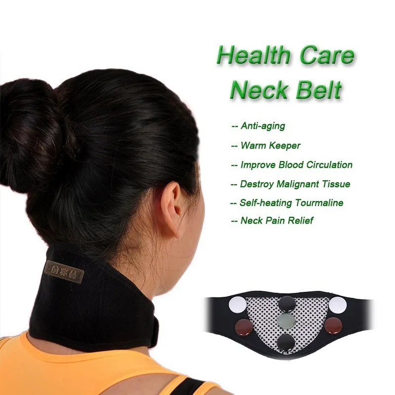 Tourmaline Neck Guard Self heating Brace Belt Neck Pain Relief SBR Therapy Multi