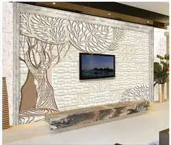 На заказ 3d обои 3d Настенная Обои абстракция дерево установка стены рельефы ТВ настенные росписи 3d гостиная Настенный декор