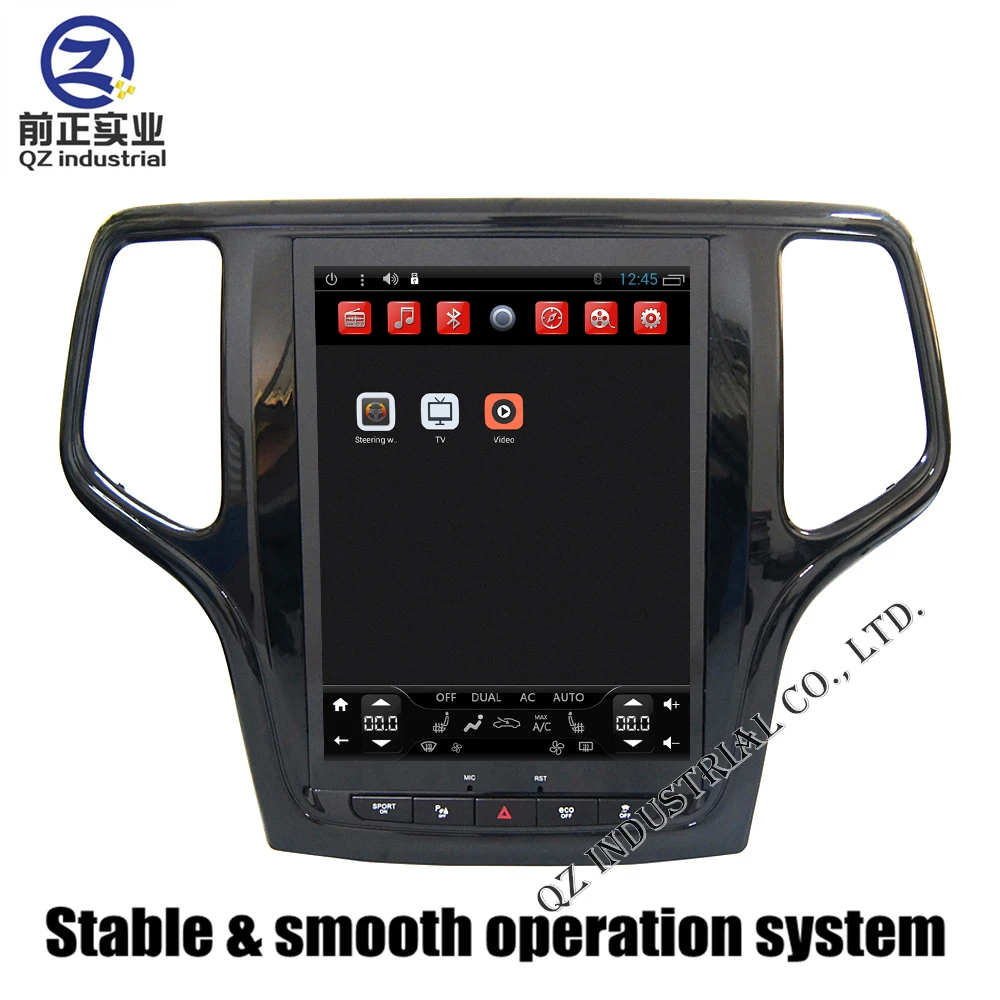 Clearance 10.4" Upright Huge Screen Android 4.4 T3 2G 32G for Jeep grand Cherokee 2015-2017 Car DVD Player with 3G 4G WIFI GPS Map Radio 3
