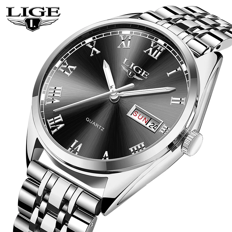 

LIGE Mens Watches Top Brand Luxury Men Waterproof Sport Quartz Clock Watches Men's Fashion Business Watches Relogio Masculino