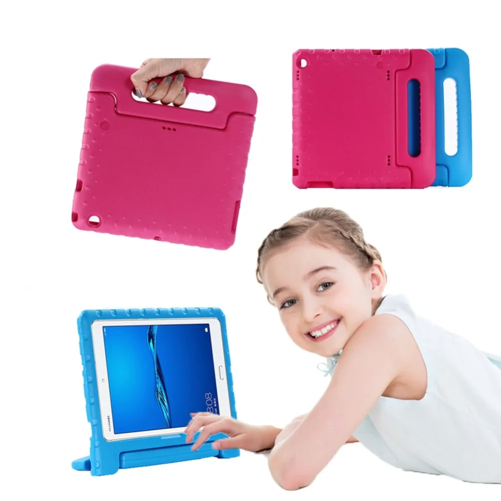 Kids Children Safe Rugged Proof Thick EVA Foam Kids Case Handle Stand For Huawei Mediapad T3 8.0 KOB-L09 KOB-W09 Case