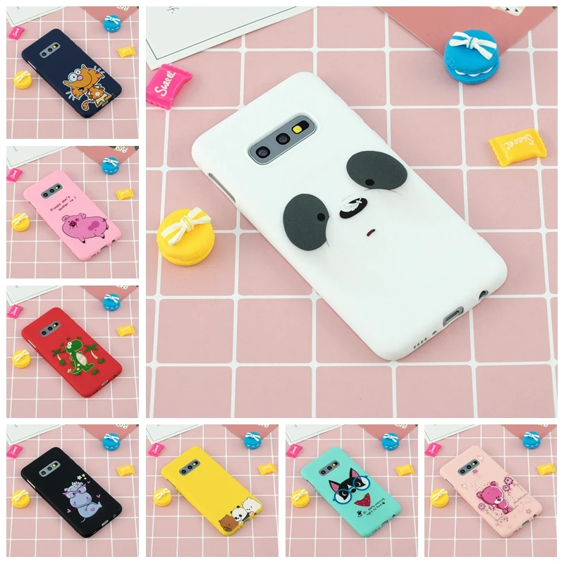 

Soft Silicone Case For Coque Samsung Galaxy S10e Soft Silicone Panda Phone Back Case For Etui Samsung S10e S 10E Soft Back Case