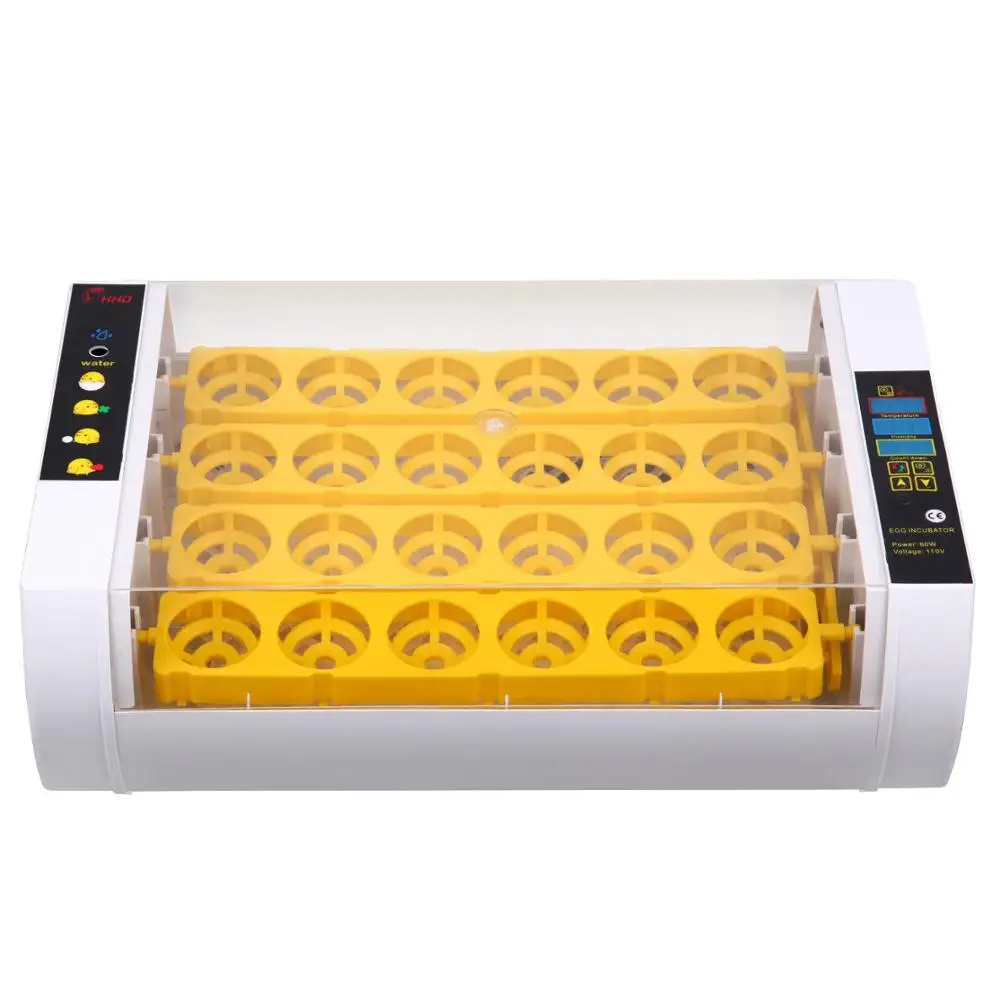 Automatic 24 eggs Digital Chick Egg Incubator Hatcher Temperature Humidity Control