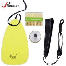 LADE 4-в-1 альтсаксофон, саксофон Набор аксессуаров пояс ткань для очистки Рид Алюминий отключения звука