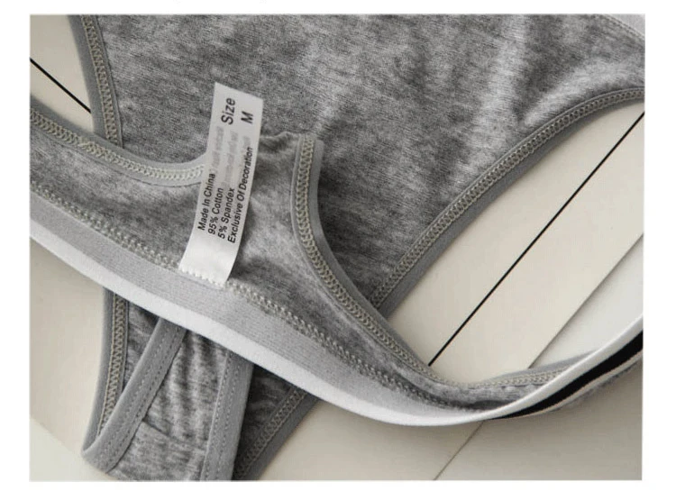 Seedrulia Simple Design Sporty Style Cotton Panties String Thongs Seamless Briefs Sexy Lingerie Fashion Soft Women Underwear