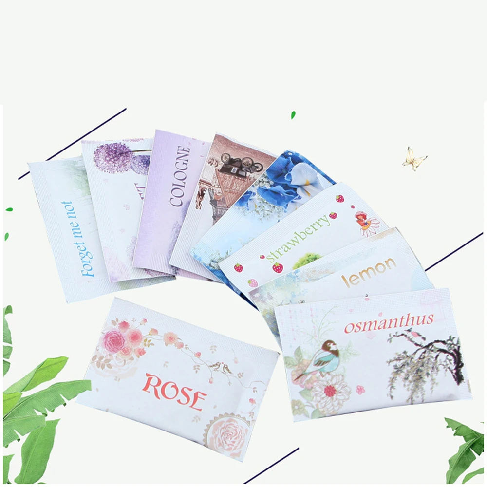 

100pcs Home Air Freshener Lavender Refresher Cupboard Deodorizer Fragrance Scent