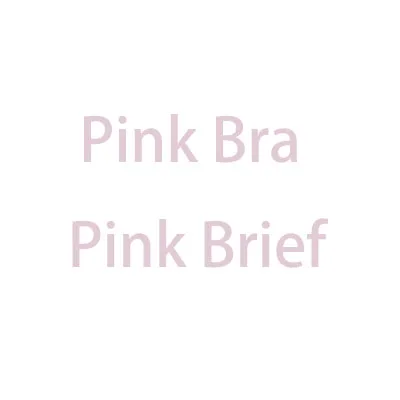 Мику милые бюстгальтеры бикини синий/розовый/зеленый белый полосатый нижнее белье прекрасный Косплей сексуальные наборы бюстгальтер+ трусы - Цвет: Pink Bra Brief