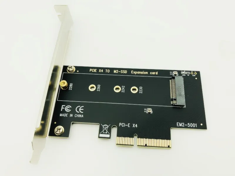 BTBcoin NVME SSD M2 PCIE Adapter PCIE to M2 Adapter M.2 NVME SSD to PCI Express X4 Card Riser Adapter M Key for 2230-2280 M2 SSD