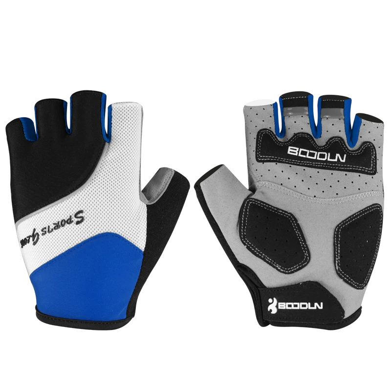 Boodun Body Building Half Finger Fitness Gym Gloves Men Women Gloves An-slip Weight Lifting Sports Training Fingerless Gloves
