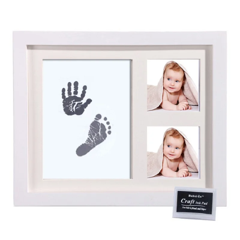 

Baby Care Non-Toxic Newborn Handprint Footprint Imprint Kit Casting Parent-child Hand Inkpad Watermark Infant Clay Toys