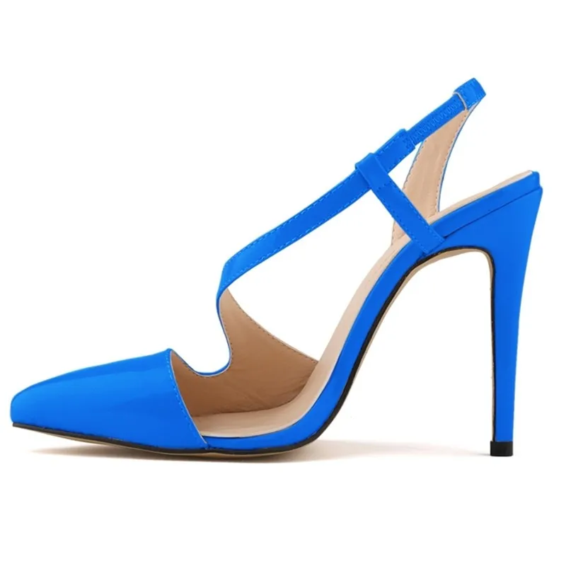 New-Fashion-Thin-Heels-Women-Pumps-Pointed-Toe-Pumps-Shoes-Leather-Sexy-Slingbacks-Wedding-Shoes-Large (1)