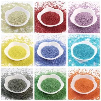

20g 1.5x1mm Seed Beads 15/0 Opaque Glass Round Hole Rocailles Seed Beads for Jewelry Making Hole: 0.5mm about 5400pcs/20g