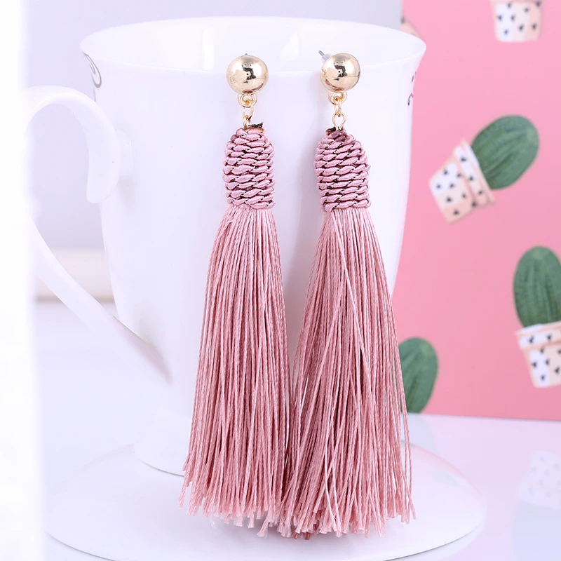 Liuxsp Liuxspliuxsp 2019 новые женские серьги Длинные Стильные с кисточками модные
