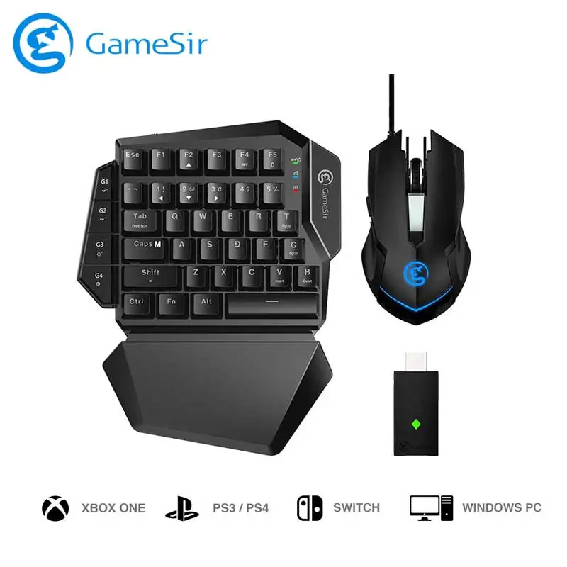  GameSir VX AimSwitch With Keyboard and Mouse Combo Wireless Gamepad Conventer Support PS4/PS3/Xbox 