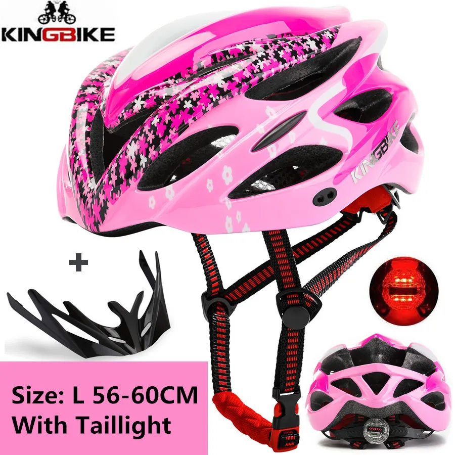 KINGBIKE велосипедный шлем шоссейный велосипед сверхлегкий MTB в форме дышащий велосипедный шлем велосипедный задний Фонарь велосипедный горный велосипедный шлем - Цвет: J-656-P2