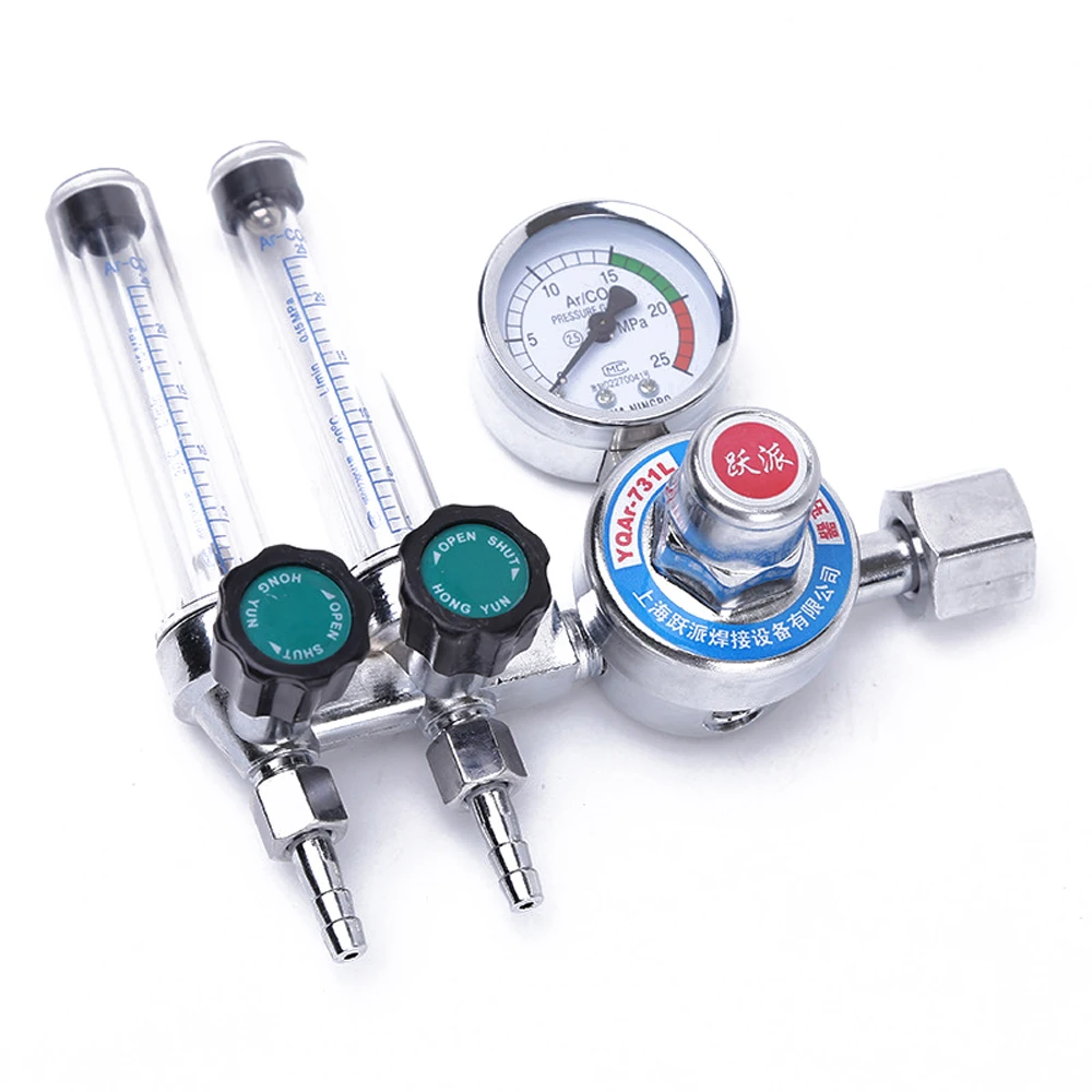 Argon Regulator Double Pipe Argon Regulator Gas Pressure Reducing Valve Pressure Reducer Double flow Meter Decompression Table