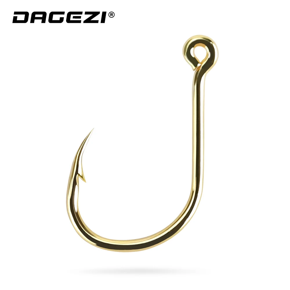 DAGEZI Fishing Hook 100pcs/lot #3/#4/#5/#6/#7/#8/#9/#10/#11/#12 Golden Barbed hooks For carp Fishing Tackle|Fishhooks| - AliExpress