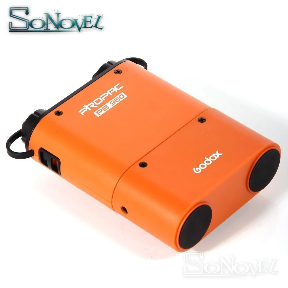 Godox PB960 оранжевый двойной выход Вспышка Speedlite аккумулятор 4500 мАч для Canon Yongnuo Nikon sony