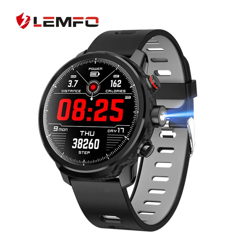 

LEMFO L5 Smart Watch Man Woman IP68 Waterproof Dynamic Heart Rate Sleeping Monitor Pedometer Multiple Sport Mode for Android IOS