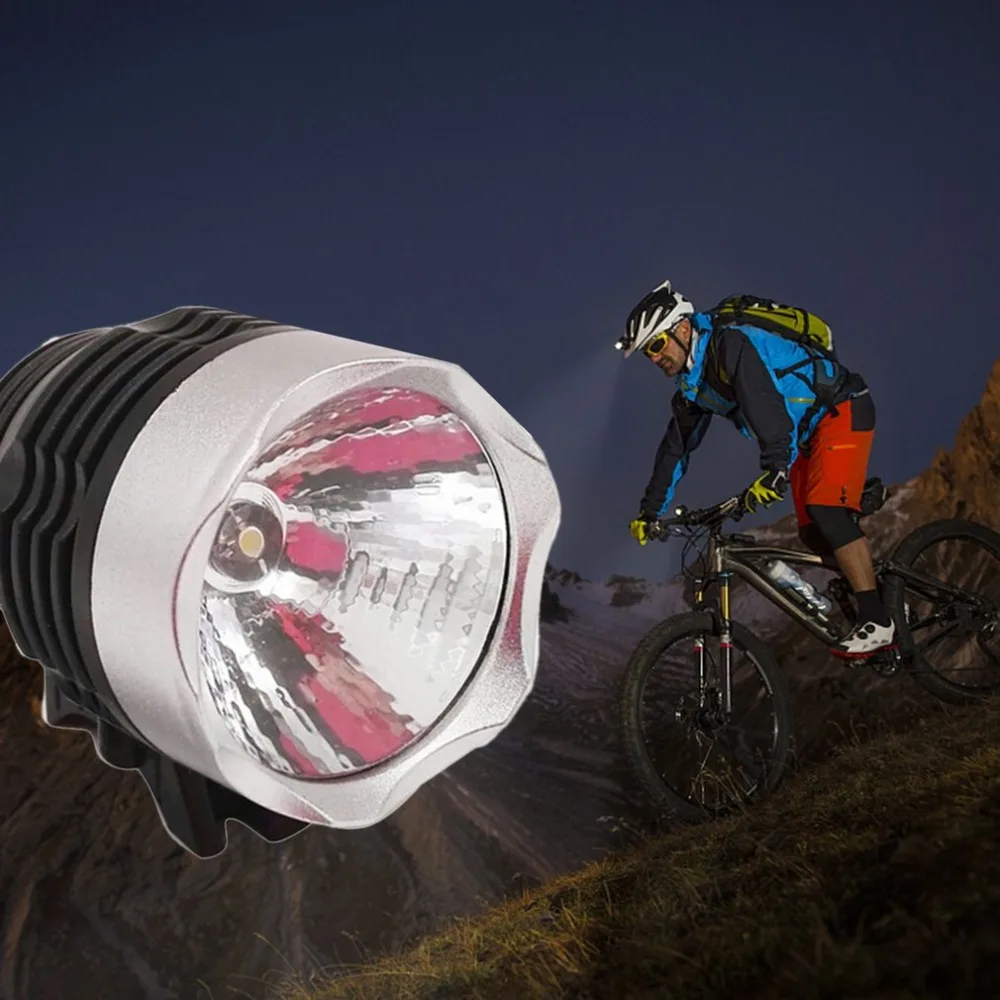 Waterpoof велосипедные фары MTB горный велосипед передний свет велосипедная фара Ночная езда велосипед налобный фонарь кемпинг походная лампа и уплотнительное кольцо