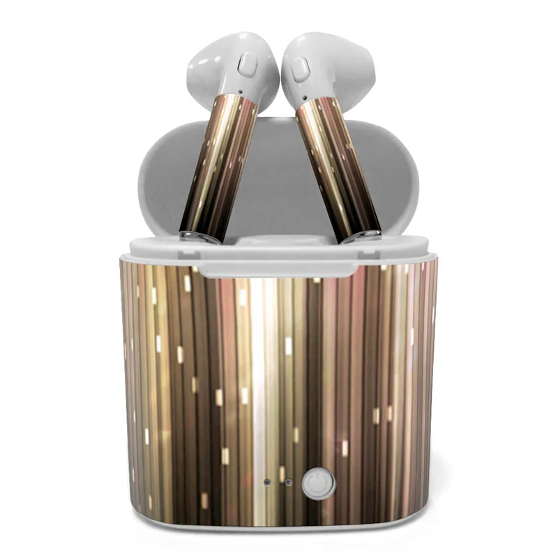 2018 Hot Product TWS i7s Wireless Earphones i7s Wireless Earbuds with Charging skins cover full body
