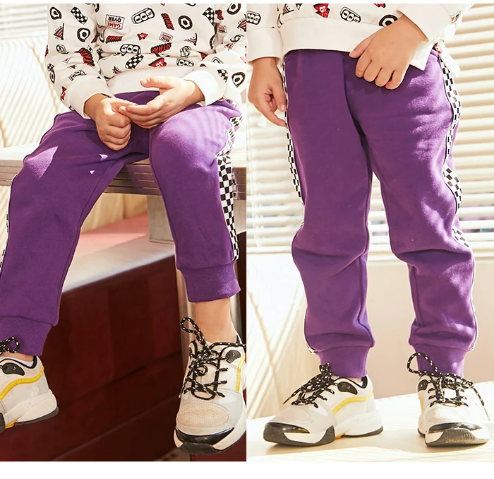 BalabalaChildren/трикотажные хлопковые брюки; спортивные штаны; свободные штаны для мальчиков; новая весенняя детская одежда
