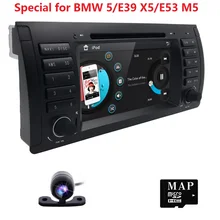 Wince 6.0 HD Touch screen 7 inch car dvd radio multimedia player For BMW X5 M5 E39 E38 E53 with stereo video can bus BT