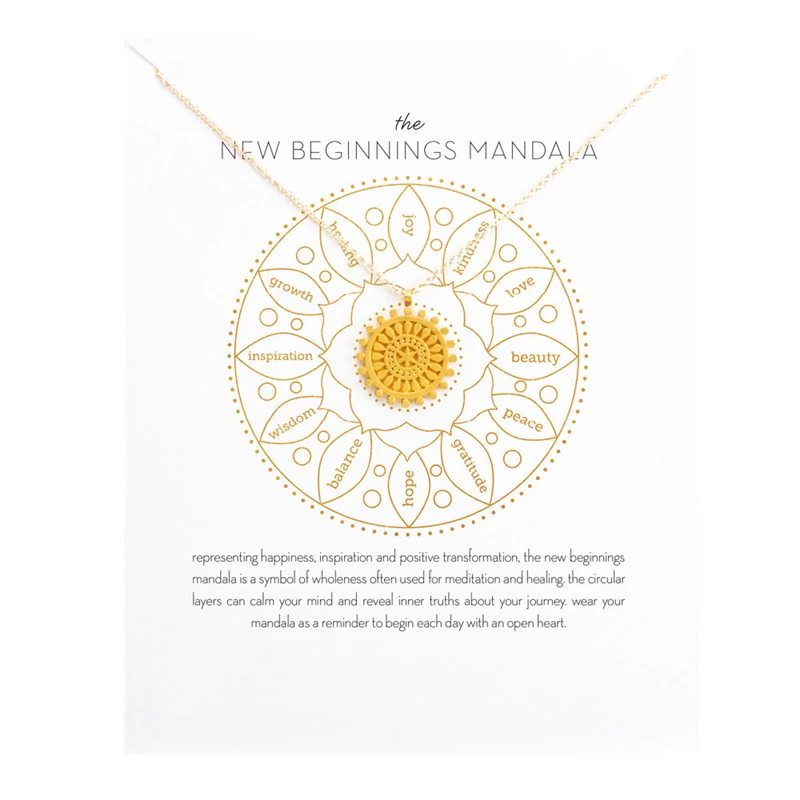 mandala necklace