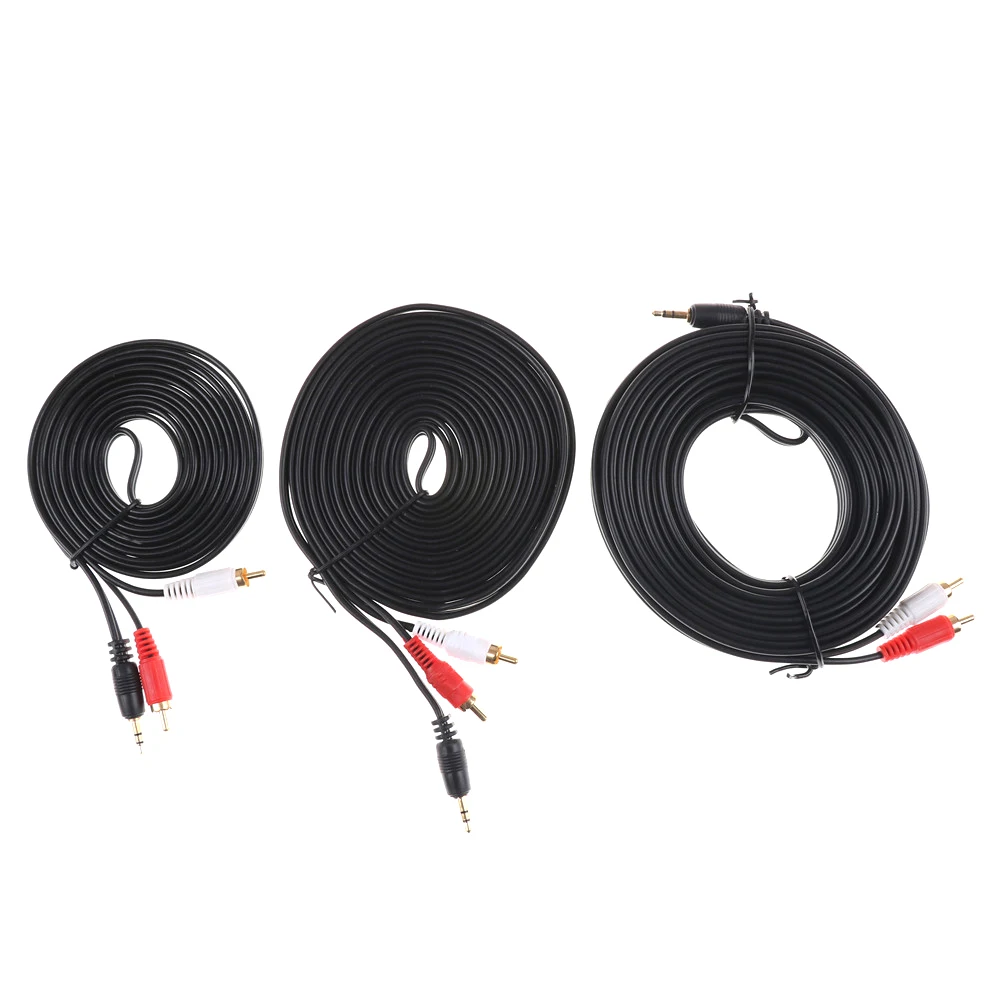 Аудиокабель 3 м 5 10 RCA кабель папа аудио видео AV провод для DVD ТВ|Кабели питания| |