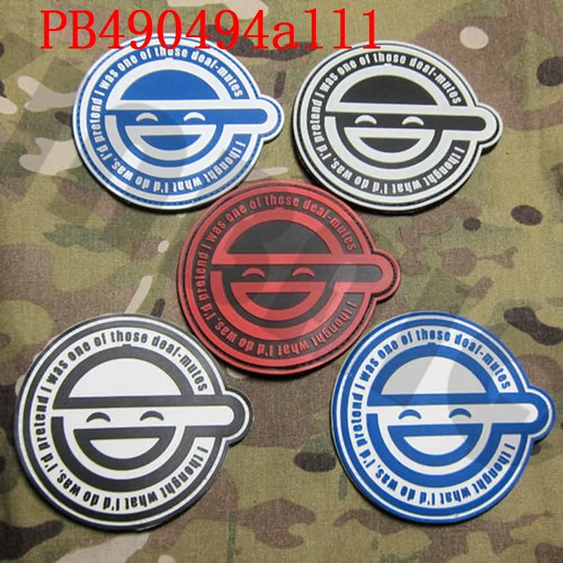 

3D PVC patch GHOST IN SHELL-STAND ALONE COMPLEX The Laughing Man Rubber patch