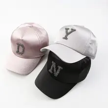 ZUANXI002a Лето Для Мужчин's Повседневное Регулируемый Шелковый Бейсбол шапки Для женщин солнца Шапки с горный хрусталь письмо Casquette gorros