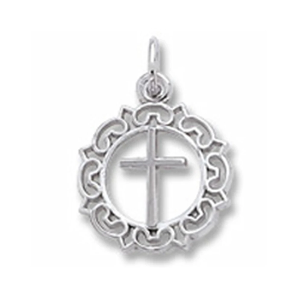my shape 30pcs Religious Charms Rhodium Plated and Plating Gold Cross